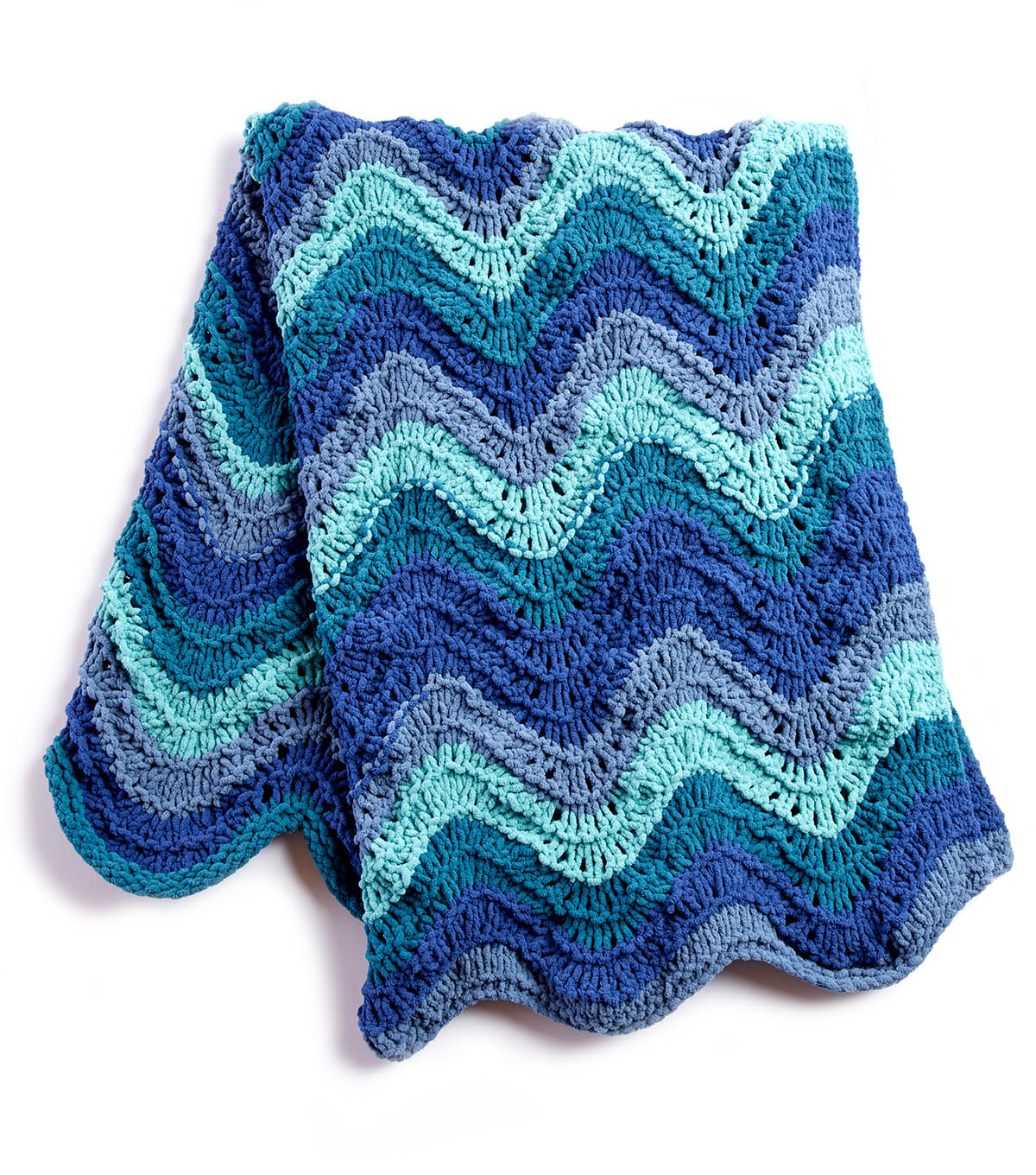 How To Make A Ripple Stripes Knit Blanket | JOANN
