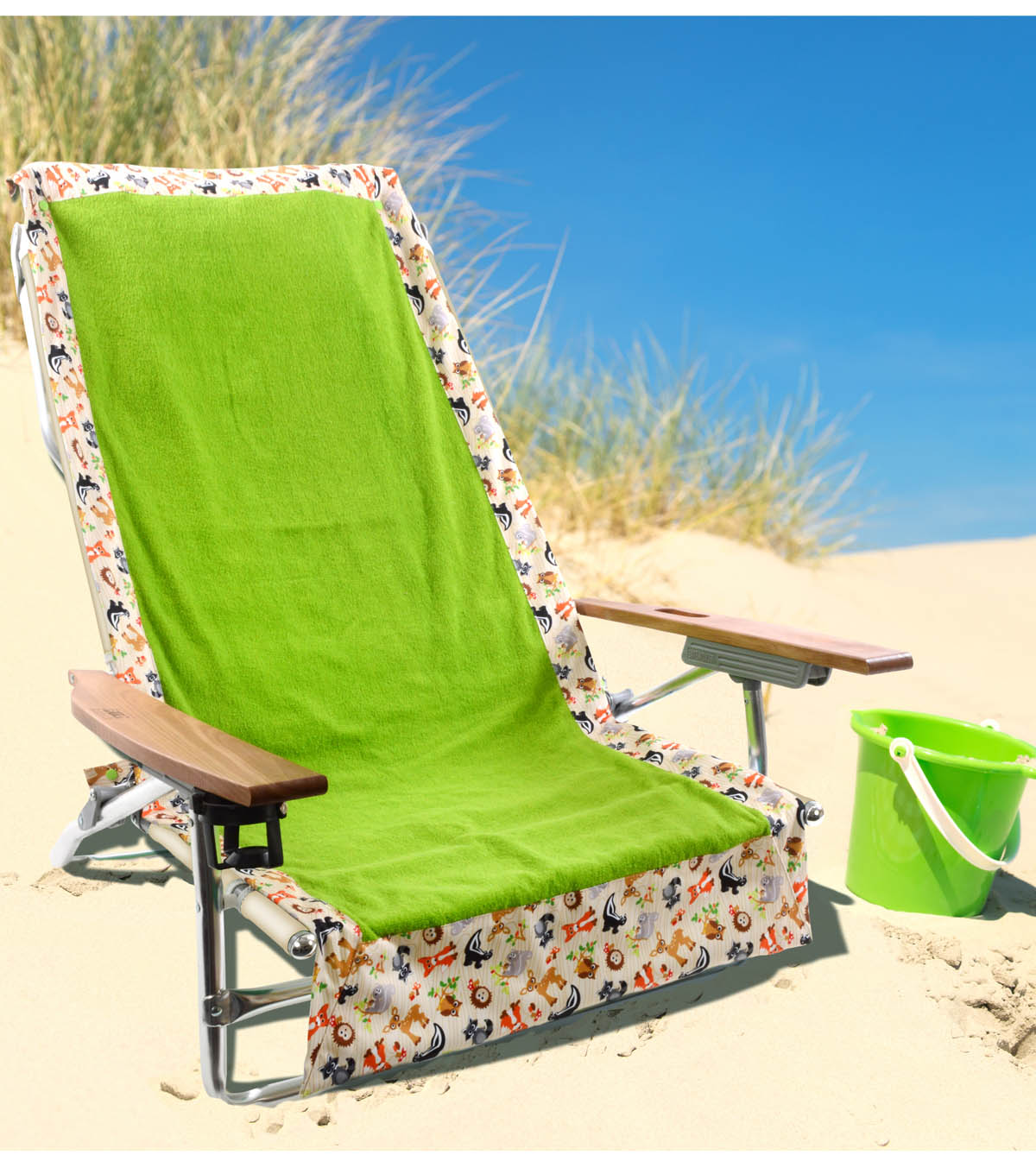 Creatice Beach Chair Cover Up for Simple Design