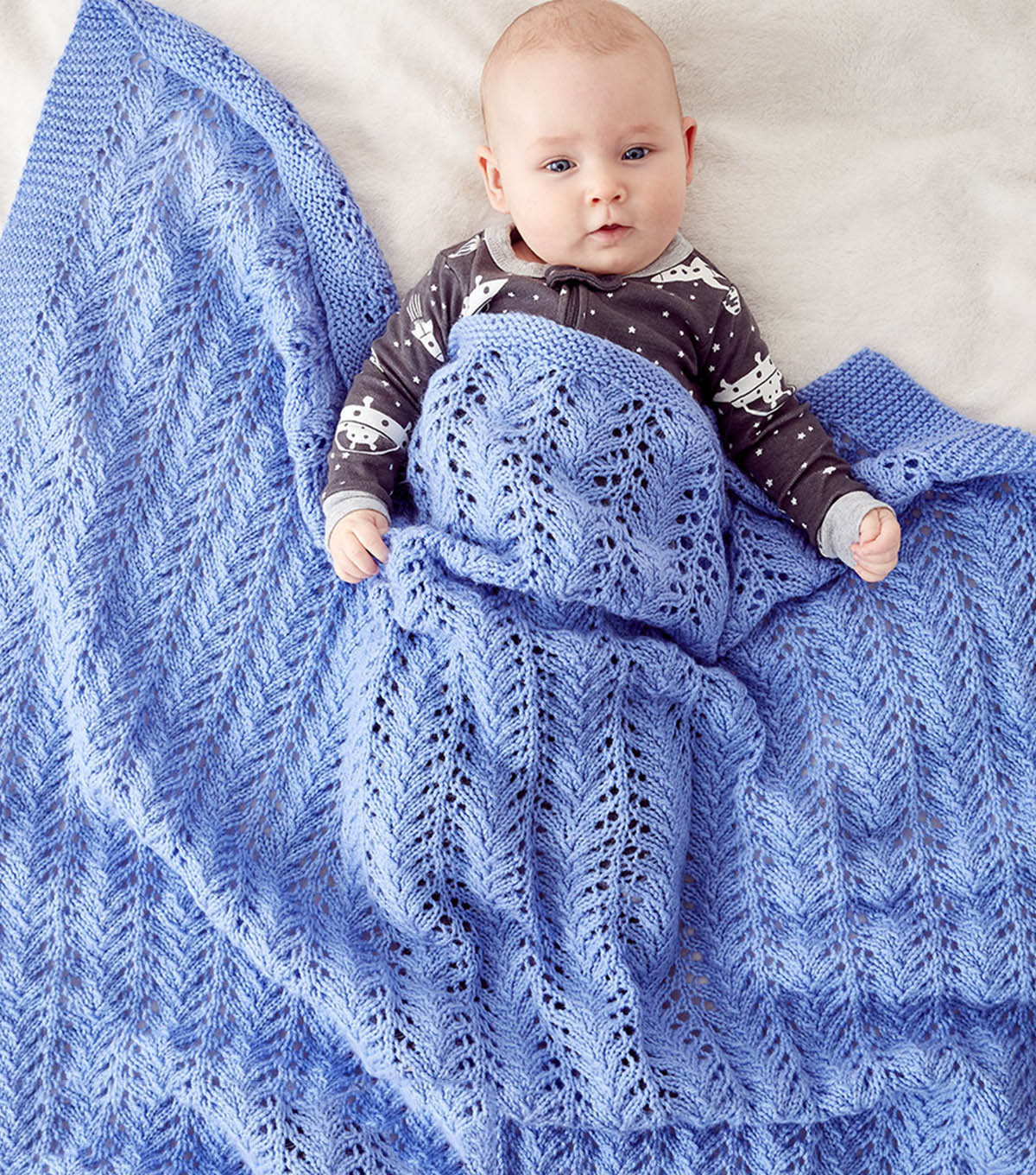 Make A Lacy Knit Baby Blanket | JOANN