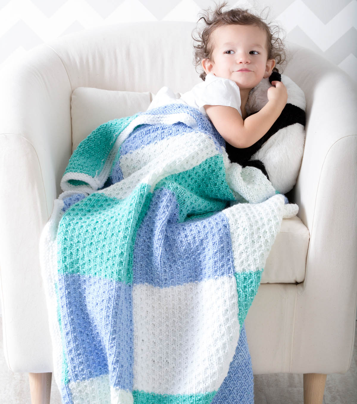 How To Make A Color Block Baby Blanket | JOANN