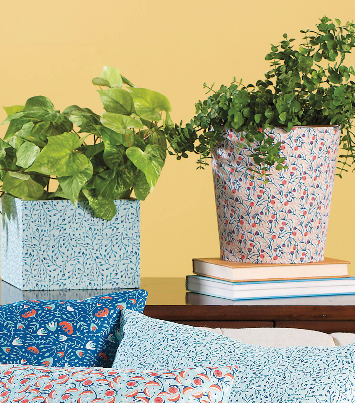 Fabric Covered Planters | JOANN