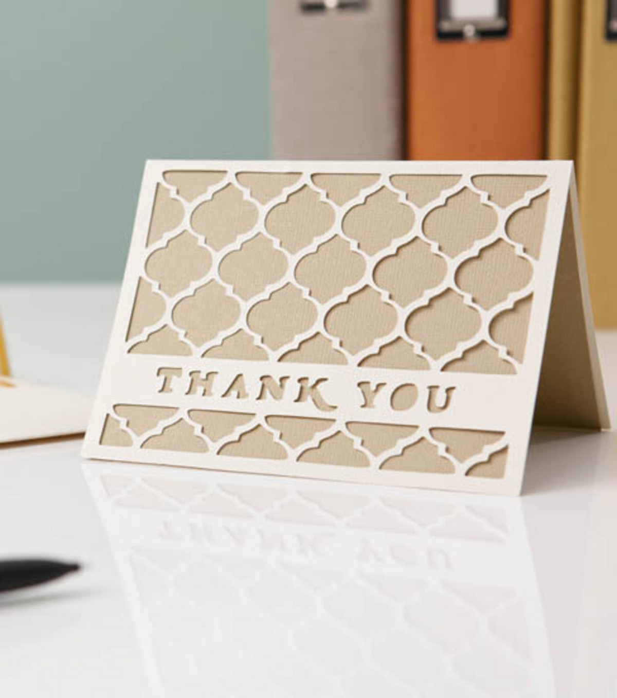 cricut mini elegant thank you card and envelope joann