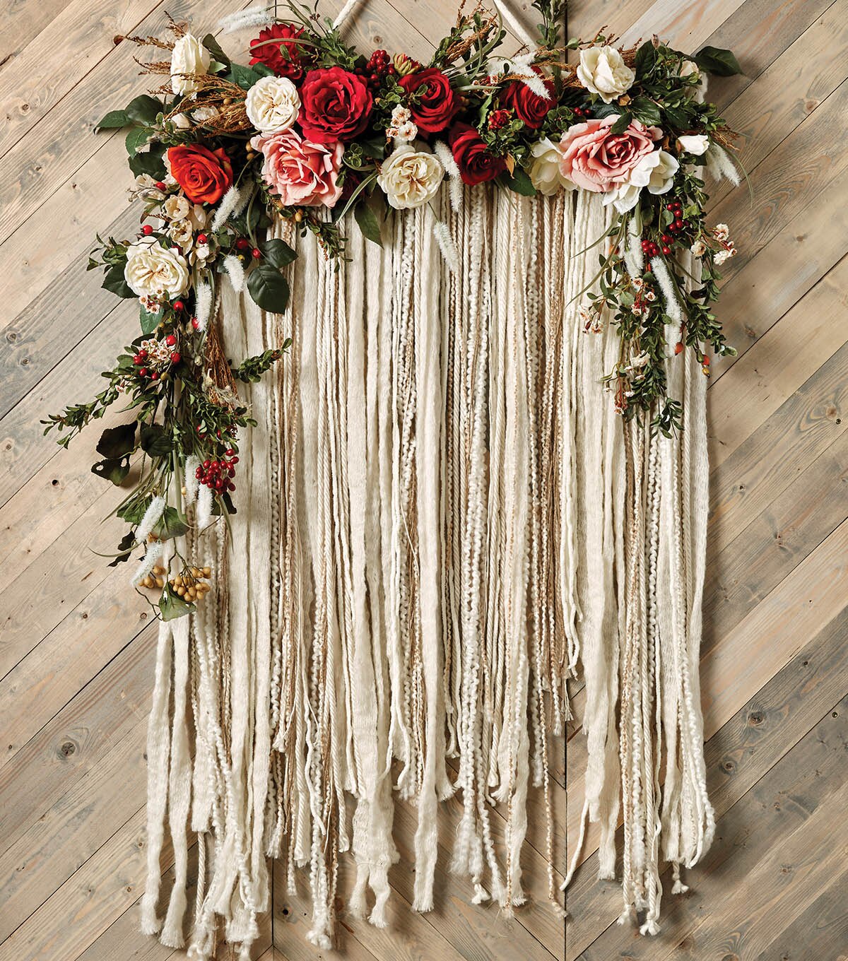 How To Make A Floral Yarn Wall Hanging Joann